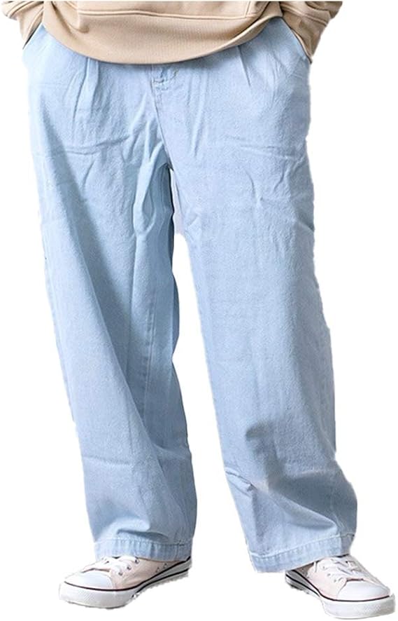 Amazon ジェネレス ワイドパンツ デニム バギーパンツ 太め ゆったり ルーズシルエット メンズ ジーンズ 通販