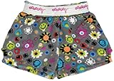 iscream Big Girls' Fun Print Premium Plush Fleece Shorts
