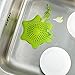 T·X·M Shower Drain Hair Catcher Hair Stopper for Bathroom Bathtub and Kitchen, Rubber Sink Strainer,Hexagonal Starfish Shaped(4 Pack)