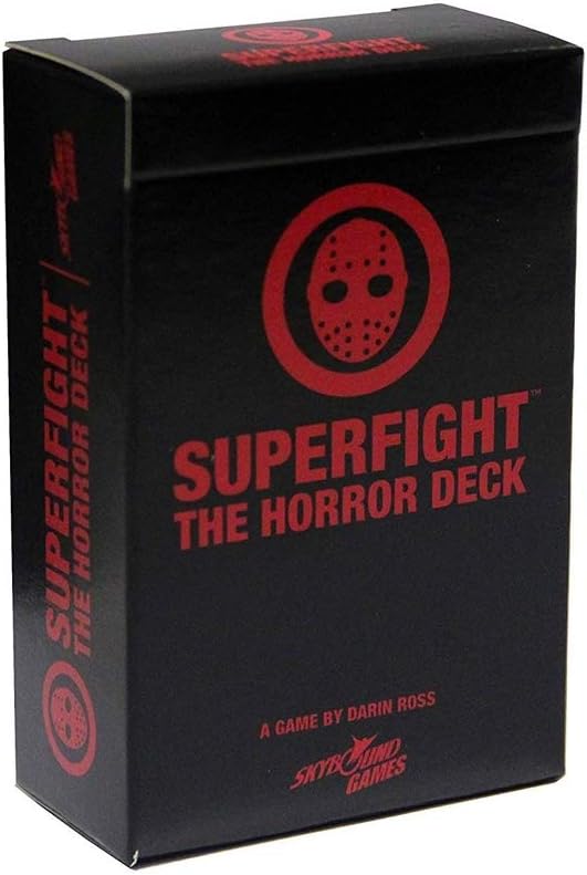 Superfight Horror Deck: 100 Themed Cards for The Game of Absurd Arguments | for Teens and Adults, 3 or More Players Ages 13+