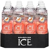 Sparkling Ice Essence of Sparkling Water, Peach, 17 Fl Oz (Pack of 12)