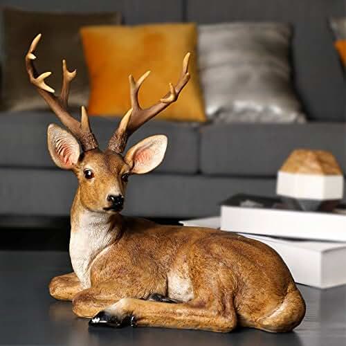 resin deer statue