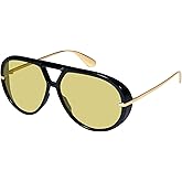mosanana Trendy Oversized Aviator Sunglasses for Women Retro Style MS52478