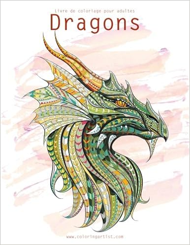 Livre De Coloriage Pour Adultes Dragons 1 2 Amazonfr