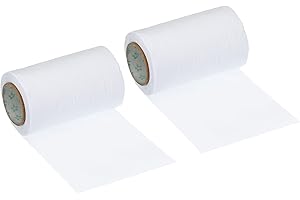 PATIKIL 4.7"x49.2ft Pipe Wrapping Tape, 2 Pack PVC Duct Tape Pipes Insulation Air Conditioner Tube Wrap Waterproof Non Adhesi