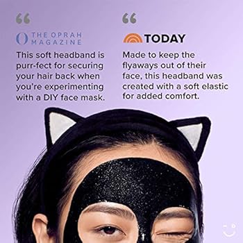 I Dew Care Black Cat Headband Cat Ears Headband Facial Shower Headband Soft Wash Hairband Super Instagramable Kitty Headband Pull Over Head Buy Online At Best Price In Uae Amazon Ae