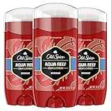 Old Spice Red Zone Collection Aqua Reef Scent Men's Deodorant 3 Ounce (Pack of 3)