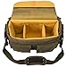 peacechaos Men's Canvas Leather DSLR SLR Vintage Camera Messenger Bag (Light Coffee)