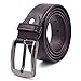 Mens Leather Dress Belt With Removable Buckle & 1.4