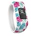 Garmin Vivofit Jr. Activity Tracker for Kids, Regular Fit - Real Flower (010-01634-02) + 1 YR CPS Enhanced Protection Pack