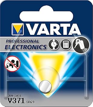 Varta Knopfzelle V 371 / SR69, 1,55 V, 30 mAh, quecksilberfrei