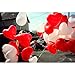 LAttLiv Valentines Day Balloons 50 Packs Heart Balloons 12 inch Latex Balloons for Wedding Decoration Birthday Decoration or Anniversary Decoration - Pink/White/Red