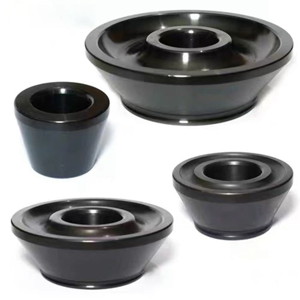 Photo 1 of Drintag Wheel Balancer Cone, 4pcs Tire Balancing Machine Cones Set #45 Carbon Steel Wheel Balancer Standard Taper Cones Kit for 40MM Shaft, Cone Size 1.77-5.39 Inches