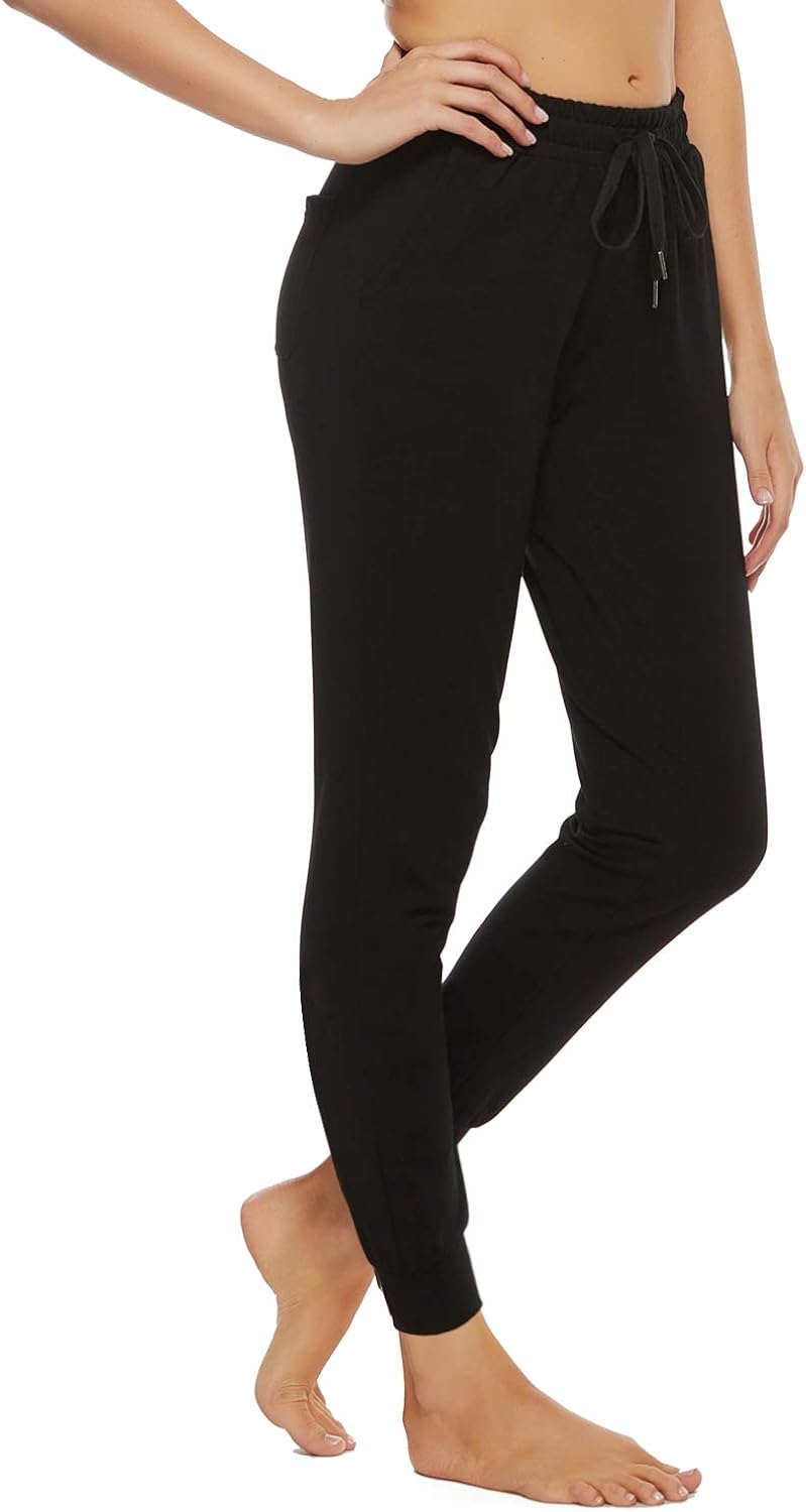 STELLE Women's Sweatpants Yoga Joggers Athletic Workout Track Pants with Pockets at  Women’s Clothing store