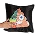 Meolin Mermaid Pillow Sequin Pillow with Pillow Insert Throw Pillow Reversible Color Changing Decorative Pillow