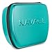 Navage Travel Bag (Teal) - Vegan Leather Travel Pouches for Women and Men - Custom-Fit Small Pouch for the Navage Nasal Irrigation System - Versatile Drawstring Pouch and Makeup Bag (8.25