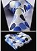 HISDERN Mens Blue Ties Classic Woven Tie and Pocket Square Formal Business Polka Dot Neckties Handkerchief Wedding Party Silk Ties for Men