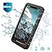 SNOWFOX iPhone Xs/iPhone X Waterproof Case, Underwater Full Sealed Cover IP68 Certified for Waterproof Snowproof Shockproof and Dustproof with Built-in Screen Protector for iPhone X/Xs (Black)