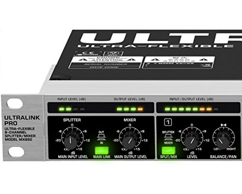 Behringer Ultralink Pro MX882 Splitter/mezclador de 8 canales ultra flexible Behringer Ultralink Pro MX882 Splitter/mezclador de 8 canales ultra flexible