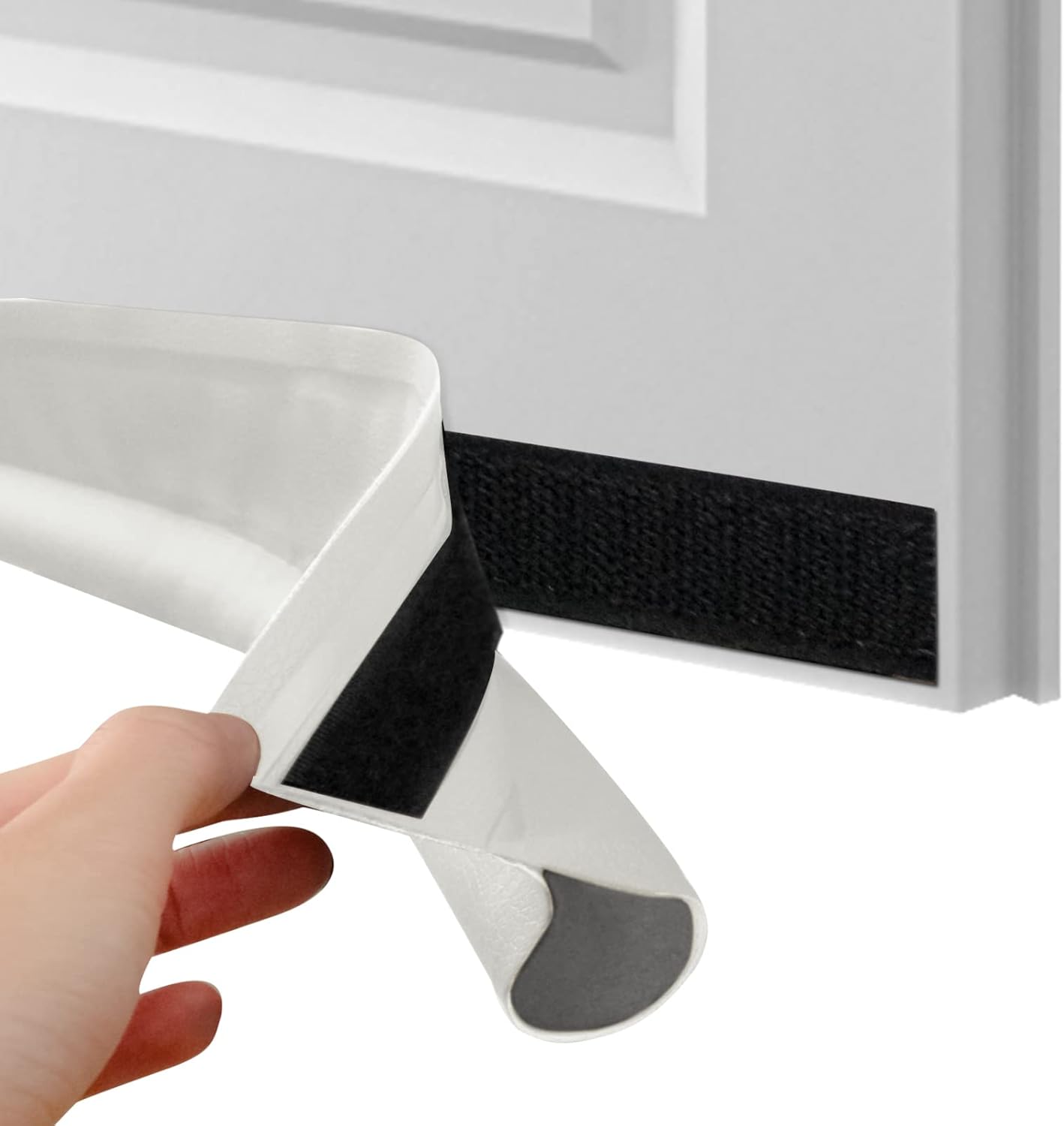 Draft Stoppers - Aosivm Under Door Draft Stopper,Door Draft Blocker,Under The Door Draft Guard,Weather Stripping Noise Cold Air Blocker Window,Washable,Dust Proof,Removable,Adjustable Door Sweeps 38