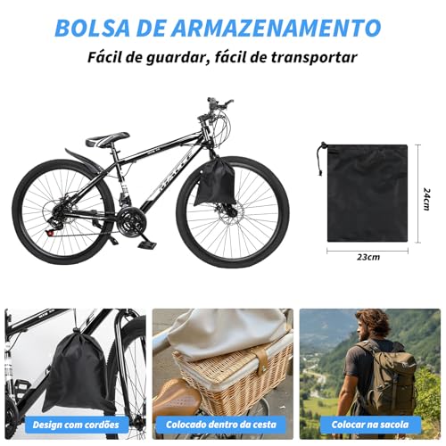 Capa Bicicleta, 200*70*110cm, Capa para Bicicleta, Capa para Bicicleta Aro 29, Acessórios para Bicicleta, Acessorios para Bicicleta, Capa para Cobrir Bicicleta Em Couro Impermeável Forrada Anti-uv