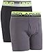 Under Armour Boys' Big Charged Cotton Stretch Boxer Jock, Carbon/Black, YMD