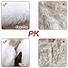 LITTLEGRASS 30/36/48/60in Christmas Tree Skirt White Faux Fur Luxury Soft Snow Tree Skirts for Xmas Holiday Decorations Pet Favors (White, 30