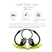 Dacom Athlete Waterproof Bluetooth headset Wireless sport headphones stereo music earphones fone de ouvido with microphone & NFC (Black)