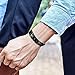 Mens Elegant Magnetic Bracelets, Titanium Magnetic Therapy Bracelets for Men for Arthritis, Arthritis Bracelets for Men Pain Relief and Carpal Tunnel with Double Row 4 Element