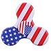 HAND SPINNER Wireless Bluetooth US Flag Triangle LED Fidget Hand Spinner EDC Focus Finger Toy for Kids ans Adults (H02)