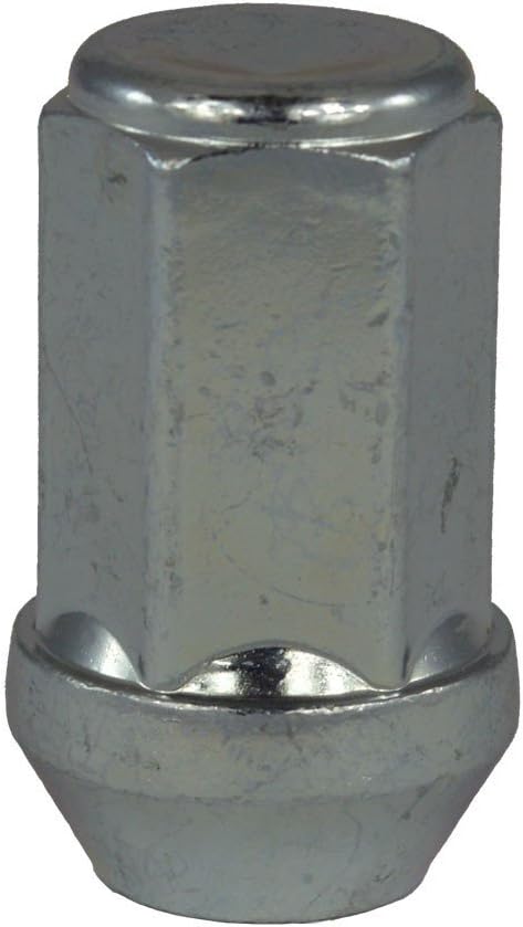 EvoCorse Closed end lug nut M12x1.5, Key 19, length 41 mm, White zinc plating finish, 4 pcs