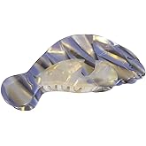 Funny Sea Manatee Hair Clip,Acetate Hair Clip,Small Claw Clip for Women