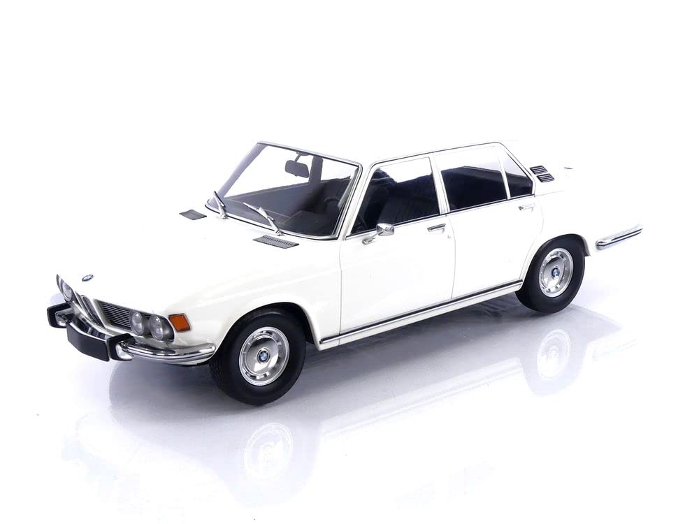 Minichamps 155029202 1:18 BMW 2500-1968-White Collectible Miniature Car, White