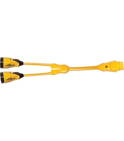 Amazon.com : Marinco Y30-2-30 EEL Y Adapter, 30A 125V Male To (2