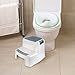 Vicsou Dual Height Two Step Stool For Kids, Toddler's Stool For Potty Training, Baby Exercise Step Stools For Using In The Bathroom/Kitchen/Toilet,Soft-Grip Steps Provide Comfort and Safety