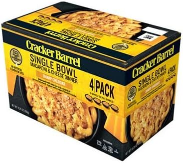 Cracker Barrel Macaroni and Sharp Cheddar Dinner 3.8 oz., 4 pk. A1