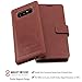 AMOVO Case for Galaxy Note 8 [2 in 1], Samsung Galaxy Note 8 Wallet Case [Detachable Wallet Folio] [Premium Vegan Leather] Samsung Note 8 Flip Cover (Note 8, Brown)