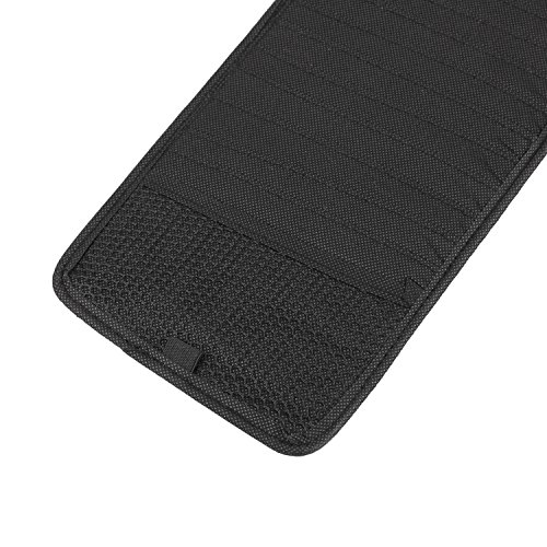 Zeltauto Auto Car Sun Visor Organizer Case Holder CD DVD Storage Pocket (Black, 12 Slots) - Thumbnail 2