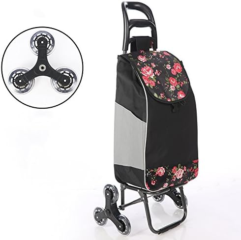 S-L-C Shopping Cart Climb Stairs Trolley Old Man Portable Foldable Trolley Trolley Trolley Barbar (Color : 5#, Size : A)