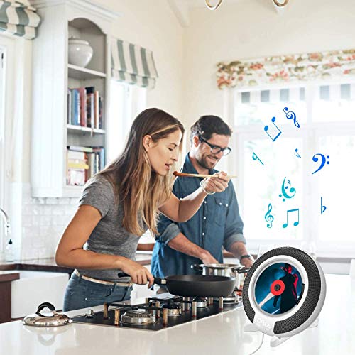 Mansso Portable CD Player with Bluetooth Wall Mountable CD Music