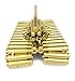 Vicien Creative Gold Bullet Shell Metal Tank-Unique New Model Bullet Shell Casing Shaped Army Tank- Great Decorative Piece Artillery Artwork Metal Model- Home Living/Study Room Decorations Gift