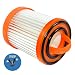 HQRP Dust Cup Filter Compatible with Eureka 5700 5740A 5810A 5811A 5812A 5813AV 5815AV 5840 5841 5856 5857 5860 Litespeed Whirlwind Vacuum Cleaners, DCF-3 DCF3 62136A Replacement Plus Coaster primary