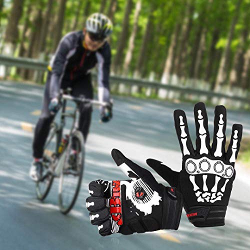 BRZSACR Unisex Bicycle Cycling Gloves-Mountain Bike Gloves Dirt Bike Gloves .Suitable for: Cycling, Climbing, Rock Climbing, Fishing, Racing and Other Outdoor Sports (Black, l) - Thumbnail 5