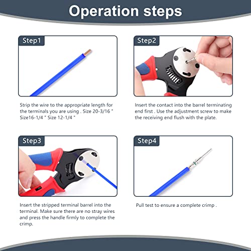 Newdeli 338 pcs Deustch Connector Kit 2 3 4 6 8 12 Pin Connectors with Deutsch Crimping Tool and DT Connector Removal Tool Size 16 Solid Terminal Contacts(14-20AWG)