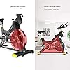 ANEWSIR Exercise Bike Indoor Cycling Bike, Silence Equipment with LCD Display/Heart Rate Monitor/iPad Holder/Magnetic Resistance/Adjustable Soft Seat, Cardio Bike ideal for Home Gym. (2021 new)