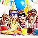 Asgift Comics Cartoon Dress Up Costumes 4Pcs Capes and Masks Superhero Capes for Kids