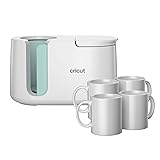 Cricut Mug Press + 4 Blank Mugs