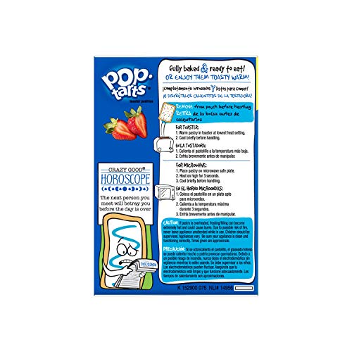 6 Pop+Tarts+Breakfast+Pastries+Strawberry+Flavored