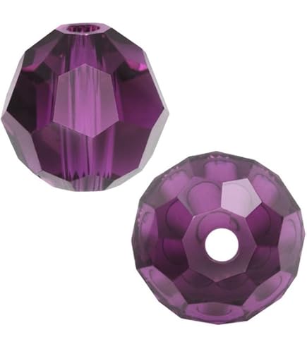 thumbnail interactive-video image 1 of 50 Bicone Czech Glass Beads 6mm - Cinnamon Spice Brown - For Jewelry Making 1 of 5