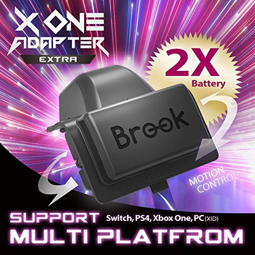 Brook Xbox One Adapter X One Wireless Rechargeable 2X Battery Extra XL Converter for Xbox One